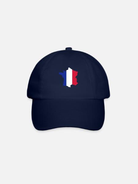 France - Baseballkappe - Blau/Blau