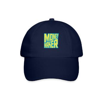 Millionär Money Maker Text - Baseballkappe - Blau/Blau - Vorne