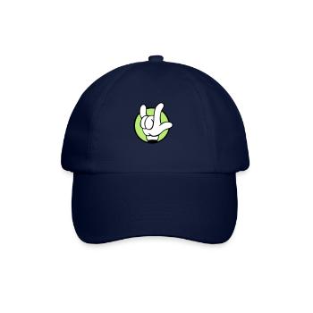i love you sign - Baseballkappe - Blau/Blau - Vorne