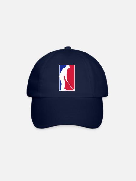 Rot Blau Golf - Baseballkappe - Blau/Blau