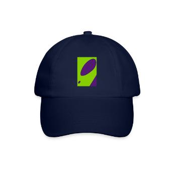 Kreativ Abstrakt Alien - Baseballkappe - Blau/Blau - Vorne