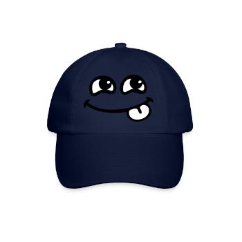 smile Zunge - Baseballkappe - Blau/Blau - Vorne