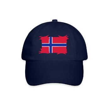norwegen3 - Baseballkappe - Blau/Blau - Vorne