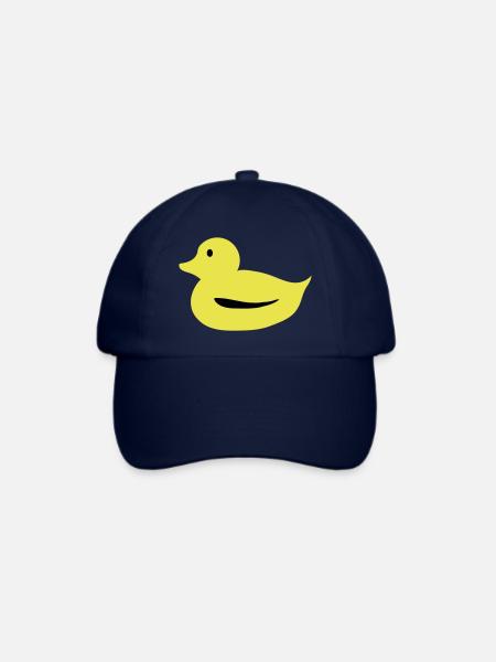 Badeente Ente Quietsche Entchen - Baseballkappe - Blau/Blau