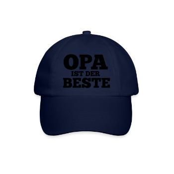 Lustiger Spruch für Opa Geschenkidee - Baseballkappe - Blau/Blau - Vorne