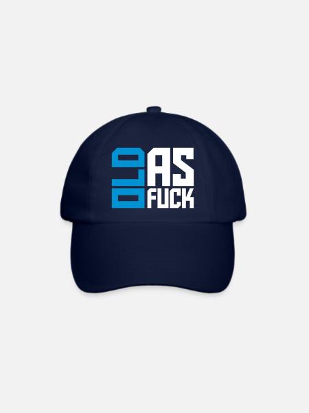 old AF Text Logo - Baseballkappe - Blau/Blau