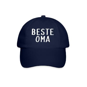 Beste Oma - Baseballkappe - Blau/Blau - Vorne