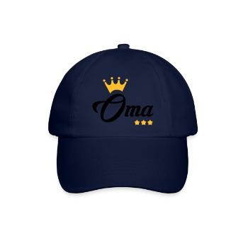 Großmütter / Oma / Mami / Großmutter / Mamy - Baseballkappe - Blau/Blau - Vorne
