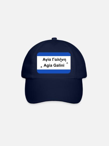Heißes Pflaster Agia Galini Geschenk Reise Kreta - Baseballkappe - Blau/Blau