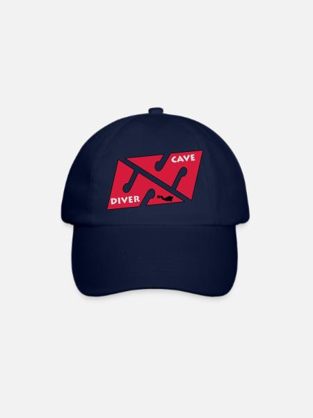 cave_diver_01 - Baseballkappe - Blau/Blau