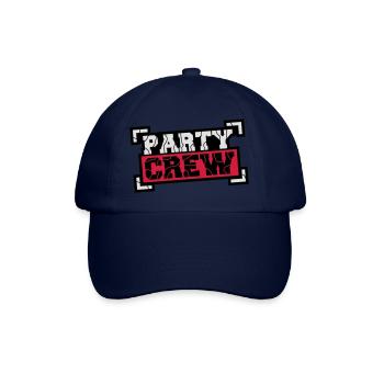 Party Crew Design - Baseballkappe - Blau/Blau - Vorne