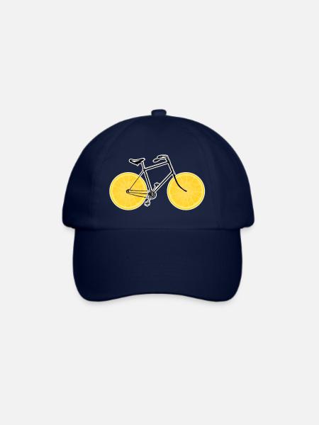 Fahrrad Zitrone - Baseballkappe - Blau/Blau