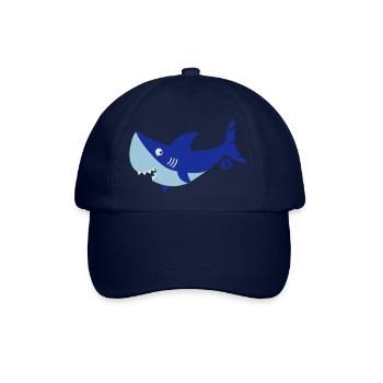 Shark - shark - shark (3 c) - Baseballkappe - Blau/Blau - Vorne