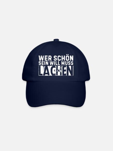 Lachen - Baseballkappe - Blau/Blau