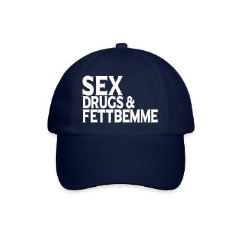 Ostdeutschland Ossi Osten Fettbemme Spruch - Baseballkappe - Blau/Blau - Vorne