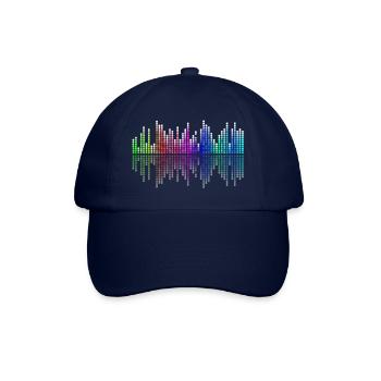 Sound, Schwingung - Baseballkappe - Blau/Blau - Vorne