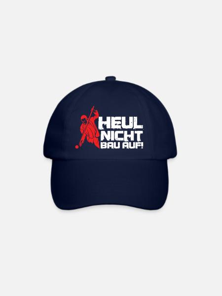 Heul Nicht Billardspieler Billard Queue Geschenk - Baseballkappe - Blau/Blau