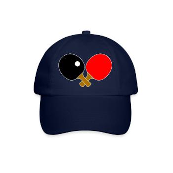 Tischtennis Tischtennisschläger Tischtennisball - Baseballkappe - Blau/Blau - Vorne