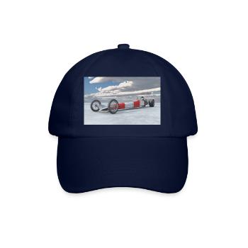 Dragster Fahrzeug - Baseballkappe - Blau/Blau - Vorne