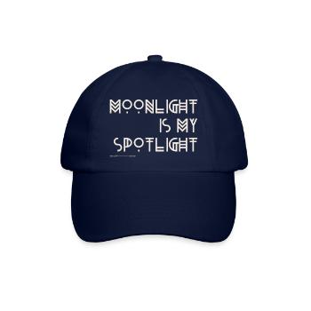 Moonlight is my Spotlight - Boho Design - Baseballkappe - Blau/Blau - Vorne