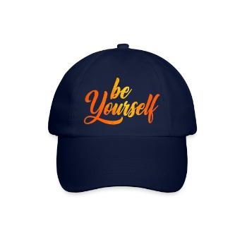 be yourself - Baseballkappe - Blau/Blau - Vorne