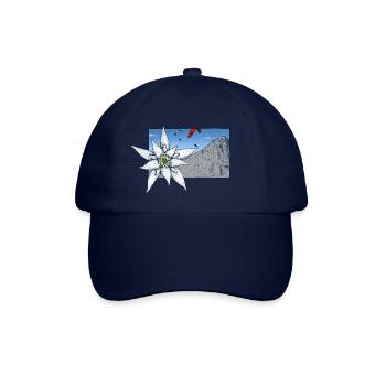 Enzian Flieger - Baseballkappe - Blau/Blau - Vorne
