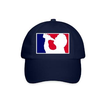 saufen liga - Baseballkappe - Blau/Blau - Vorne