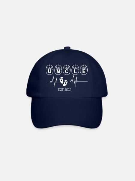Onkel EST 2003 Herzschlag - Baseballkappe - Blau/Blau