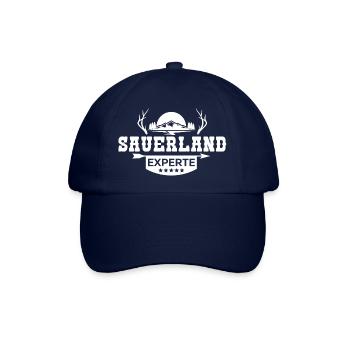 Sauerland Experte Sauerländer Urlaub NRW - Baseballkappe - Blau/Blau - Vorne