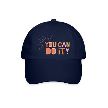 You Can Do It! - Baseballkappe - Blau/Blau - Vorne