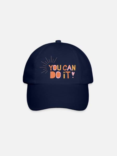 You Can Do It! - Baseballkappe - Blau/Blau