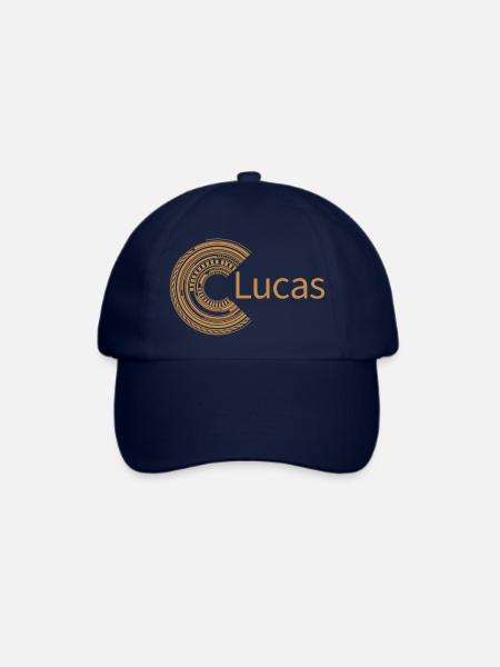 Für Lucas - Baseballkappe - Blau/Blau