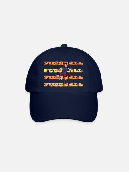 Fussball ist Leben - Baseballkappe - Blau/Blau