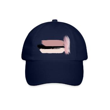 kreativer Pinselstrich - Baseballkappe - Blau/Blau - Vorne