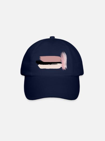 kreativer Pinselstrich - Baseballkappe - Blau/Blau