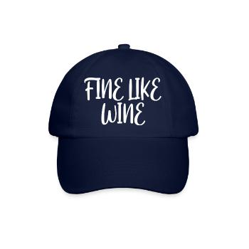 Fein wie Wein - Baseballkappe - Blau/Blau - Vorne