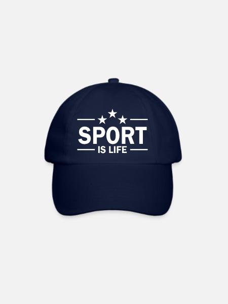 Basketball - Baseballkappe - Blau/Blau