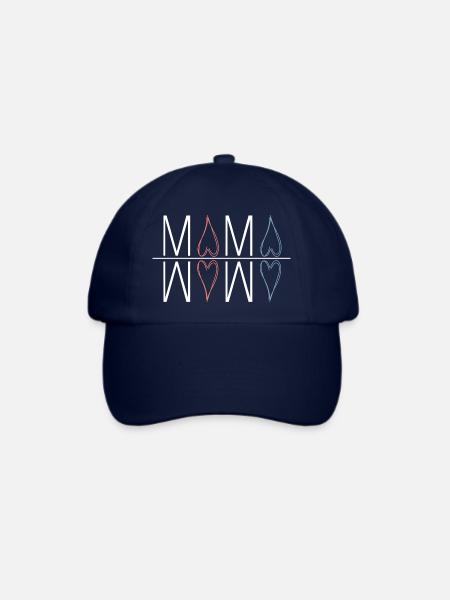 Mama - Baseballkappe - Blau/Blau