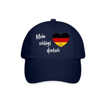 Die Wahl für Deutschland - Baseballkappe - Blau/Blau - Vorne