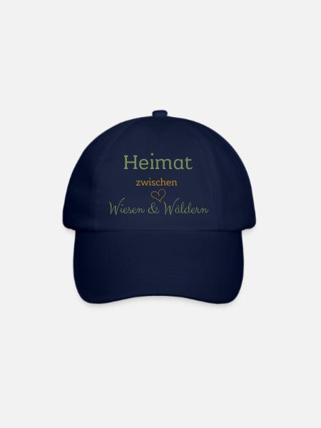 Heimat zwischen Wiesen & Wäldern - Baseballkappe - Blau/Blau