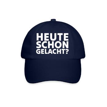 Heute schon gelacht? - Baseballkappe - Blau/Blau - Vorne