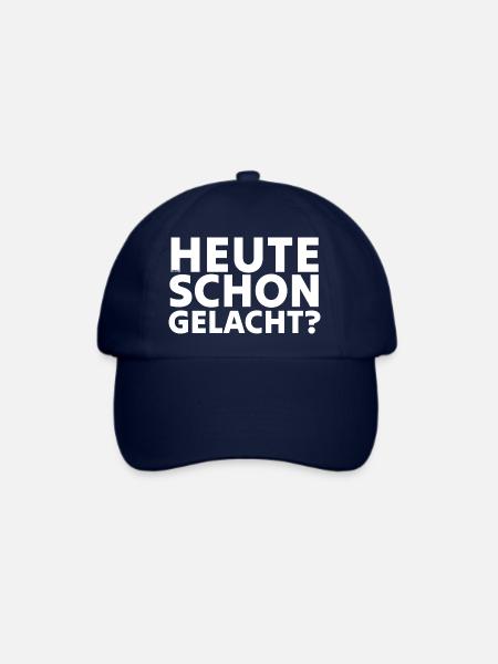 Heute schon gelacht? - Baseballkappe - Blau/Blau