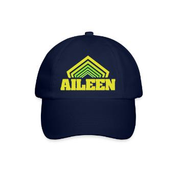 Frauenname Aileen - Baseballkappe - Blau/Blau - Vorne