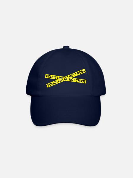 Polizei - Baseballkappe - Blau/Blau