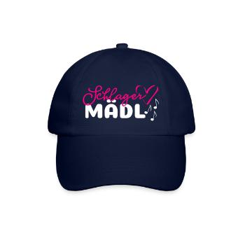 Schlager Mädl Dirndl Mädchen - Baseballkappe - Blau/Blau - Vorne