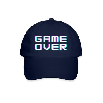 Game Over - Baseballkappe - Blau/Blau - Vorne