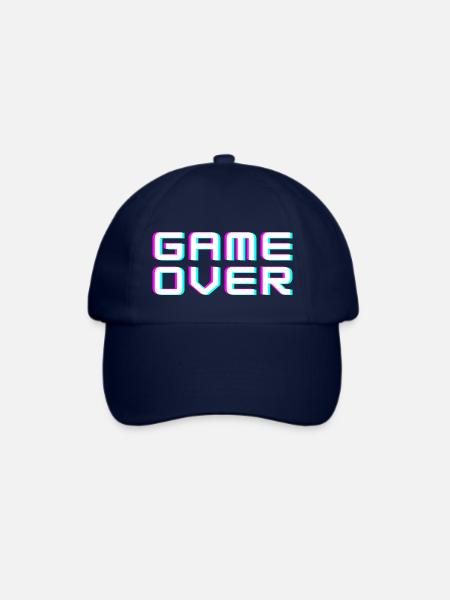 Game Over - Baseballkappe - Blau/Blau