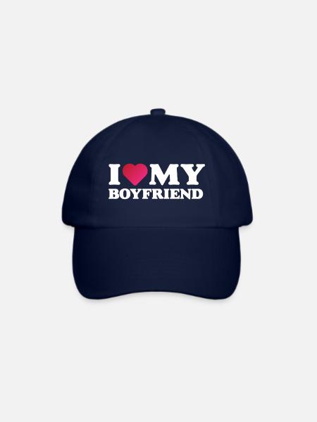 Ich liebe meinen Freund - Baseballkappe - Blau/Blau