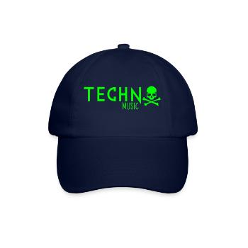 Techno-Musik - Baseballkappe - Blau/Blau - Vorne