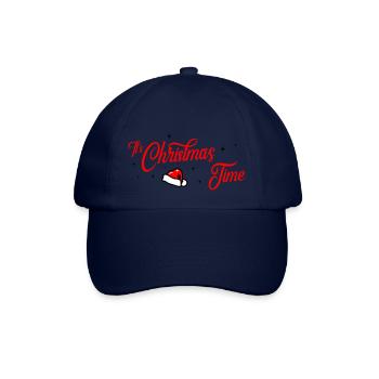 christmas time - Baseballkappe - Blau/Blau - Vorne